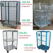 2015 commercial metal laundry cart with wheels, all kinds mobile laundry cart,hot sale movable laundry trolley with wheels